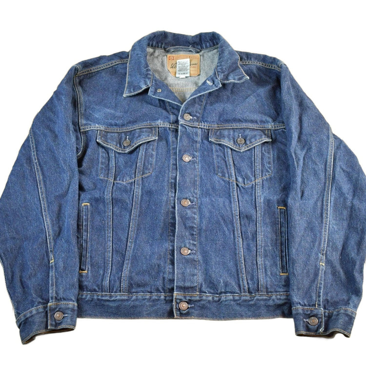 Vintage 1990s Levi's Strauss Signature Denim Jean Trucker Men's Large