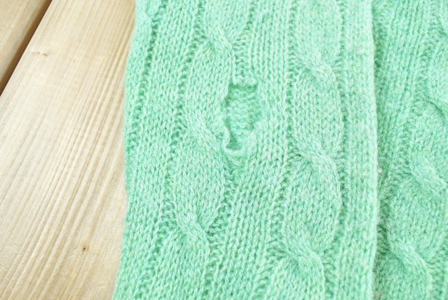 Vintage 1970s Deans Of Scotland Cable Knit Sweater Women's S