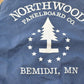 Vintage 1990s Northwood Panelboard Snap On Bomber Jacket Men's S