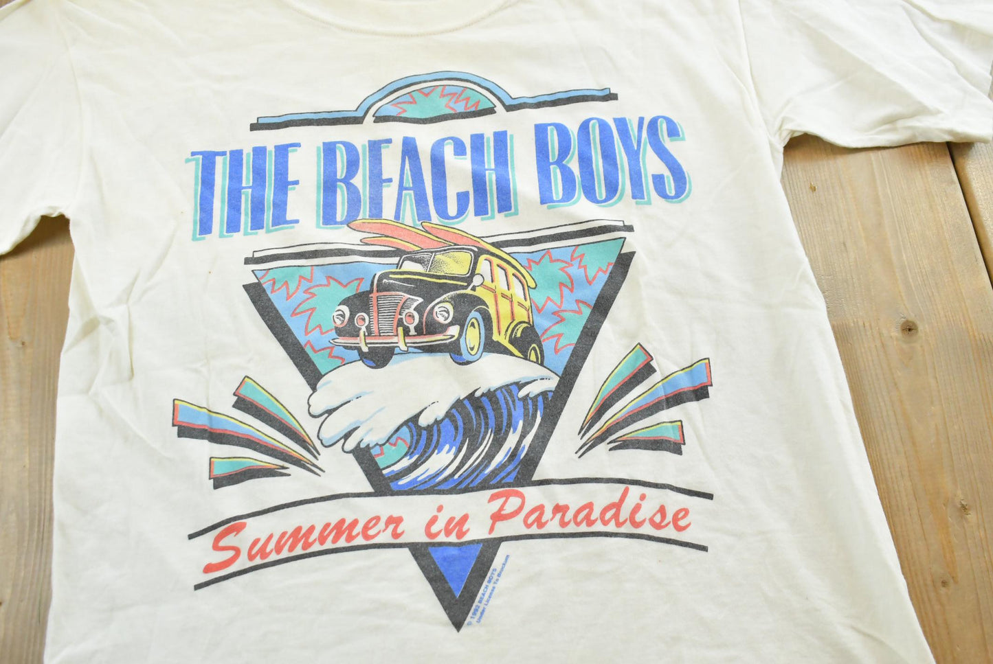 Vintage 1993 The Beach Boys Summer in Paradise World Tour Rock Band T-Shirt Men's M