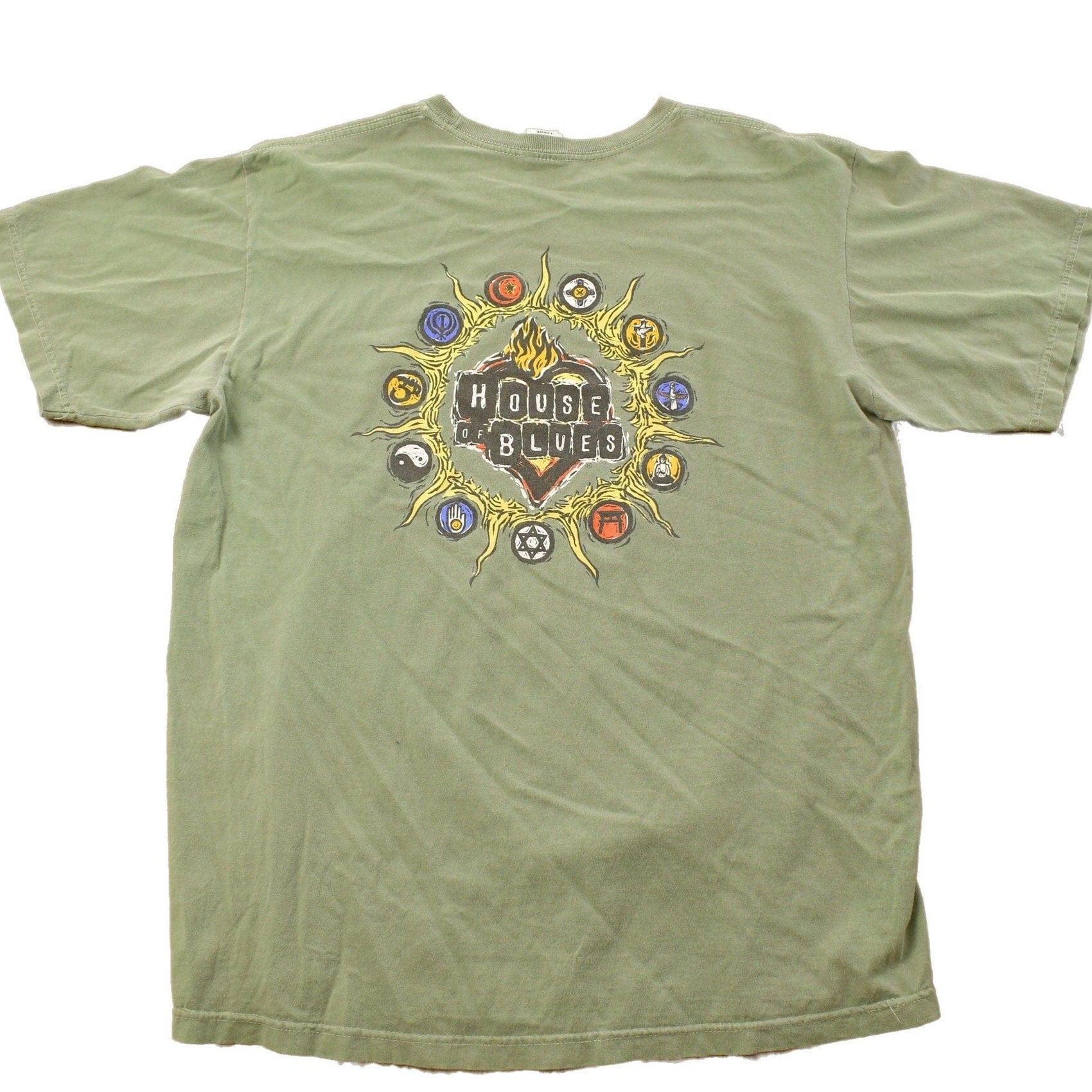 Vintage 1990s House Of Blues Graphic T Shirt Men's XL