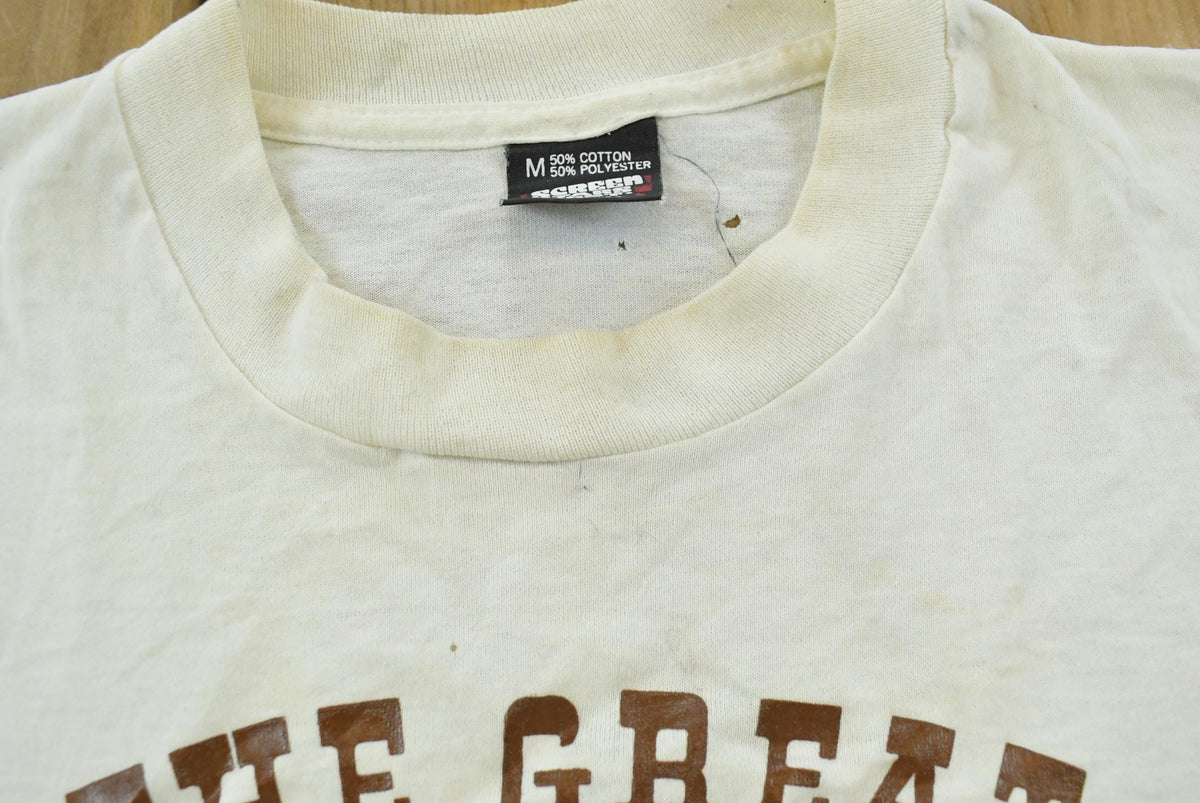 Vintage 1990 Distressed The Great Log Jam Le Sueur Minnesota Souvenir T-Shirt Men's S