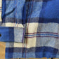 Vintage 1980s Wool Flannel Shirt Jacket Men's Medium