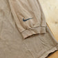 Vintage 1990s Nike Embroidered Mini Swoosh Spellout Logo Long Sleeve Shirt Men's 2XL