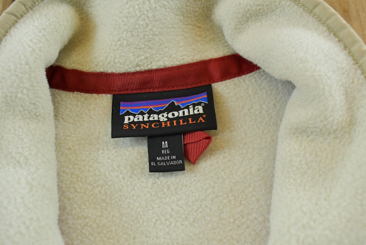 Vintage Y2K Patagonia Synchilla Full Zip Snap-T Fleece Jacket Sweater Women's Medium