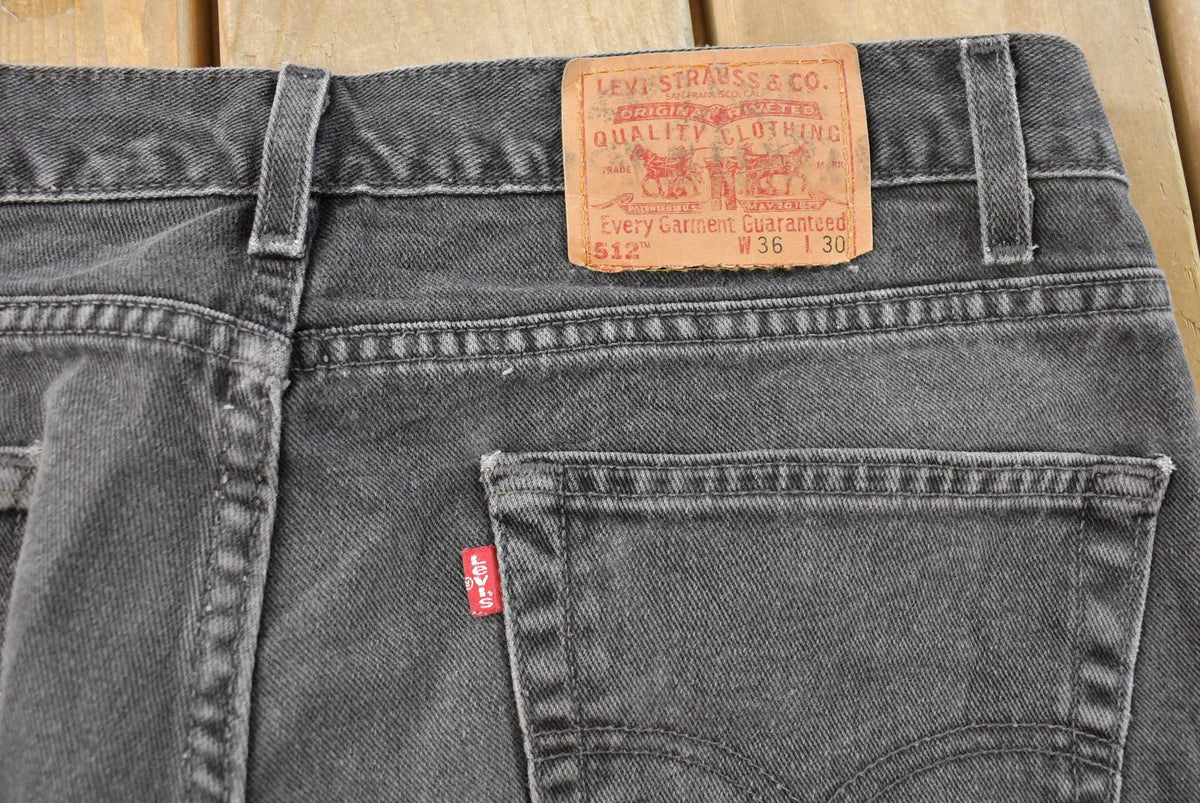Vintage 1990s Levi's 512 Slim Tapered Fit Pants Men's 34 x 28