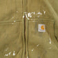 Vintage 1990s Carhartt Thermal Lined Heavy Weight Zip Up Hoodie Men's XL