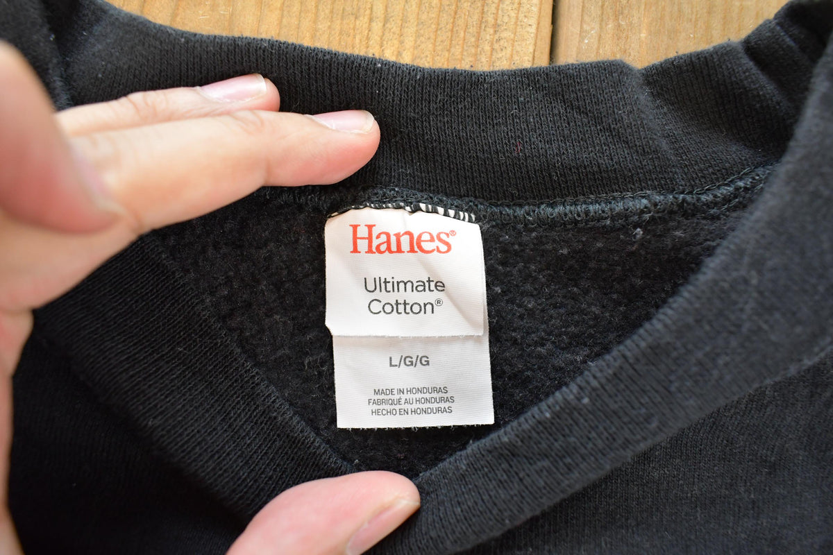 Vintage 1990s Hanes Ultimate Cotton Blank Crewneck Sweatshirt Men's Large