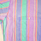Vintage 1990s Todays News Striped Button Up Shirt Men's XXL