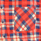 Vintage 1990's Timber Run Plaid Western Style Button Up Shirt Men's L