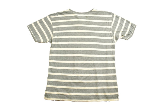 Vintage 1990s Polo Sport Ralph Lauren Striped Henley T-Shirt Men's Large