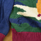 Vintage 1990s Context Golf Knit Cardigan Sweater Men's Large