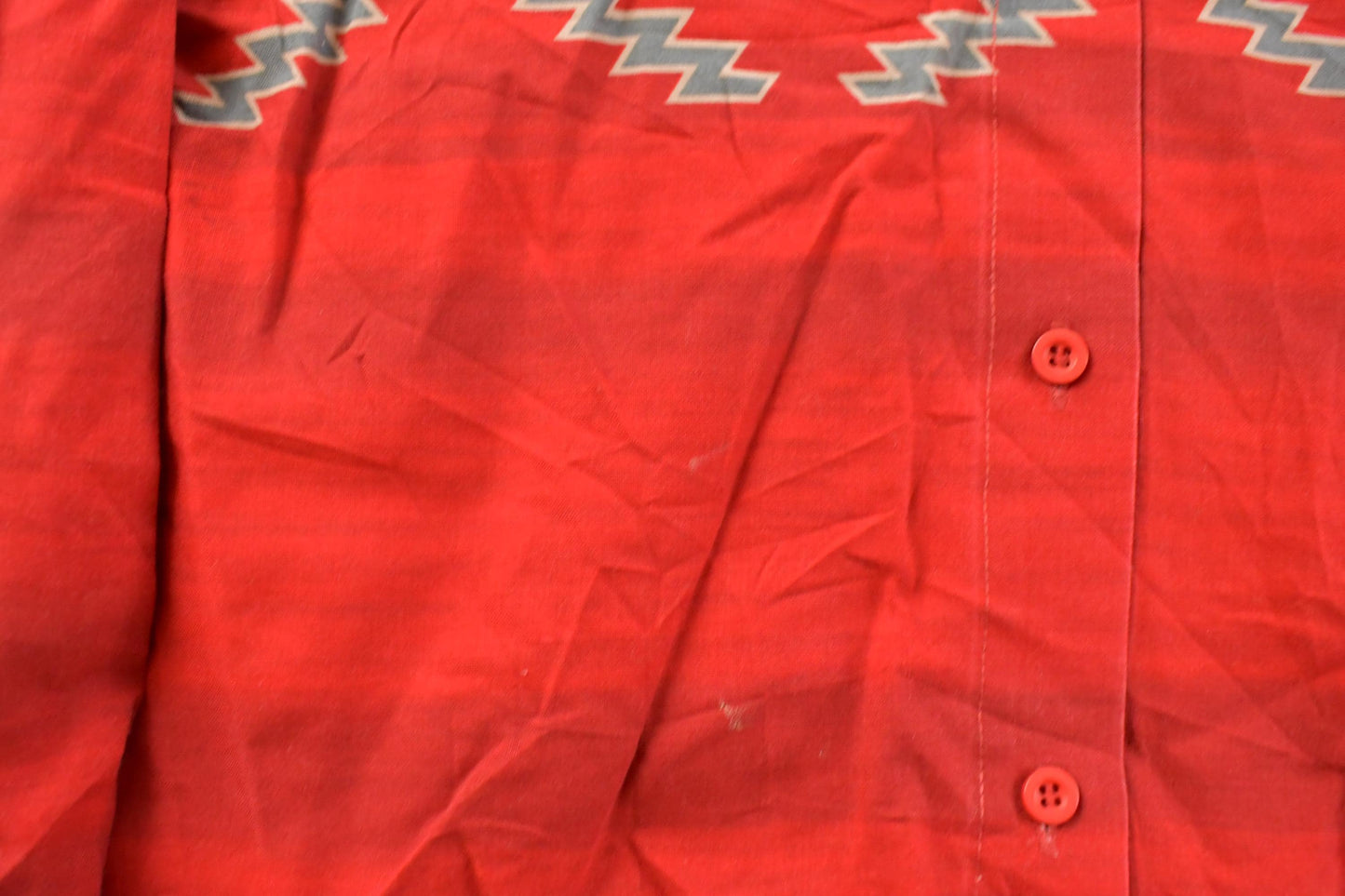Vintage 1990s Roper Aztec Western Button Up Shirt Men's Large