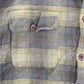Vintage 1990s Above Sea Level Plaid Flannel Button Up Shirt Men's M