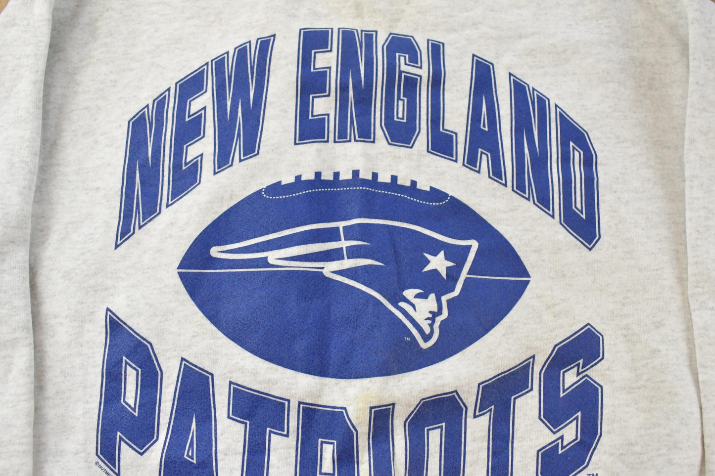Vintage 1990s New England Patriots Crewneck Sweatshirt Men's L