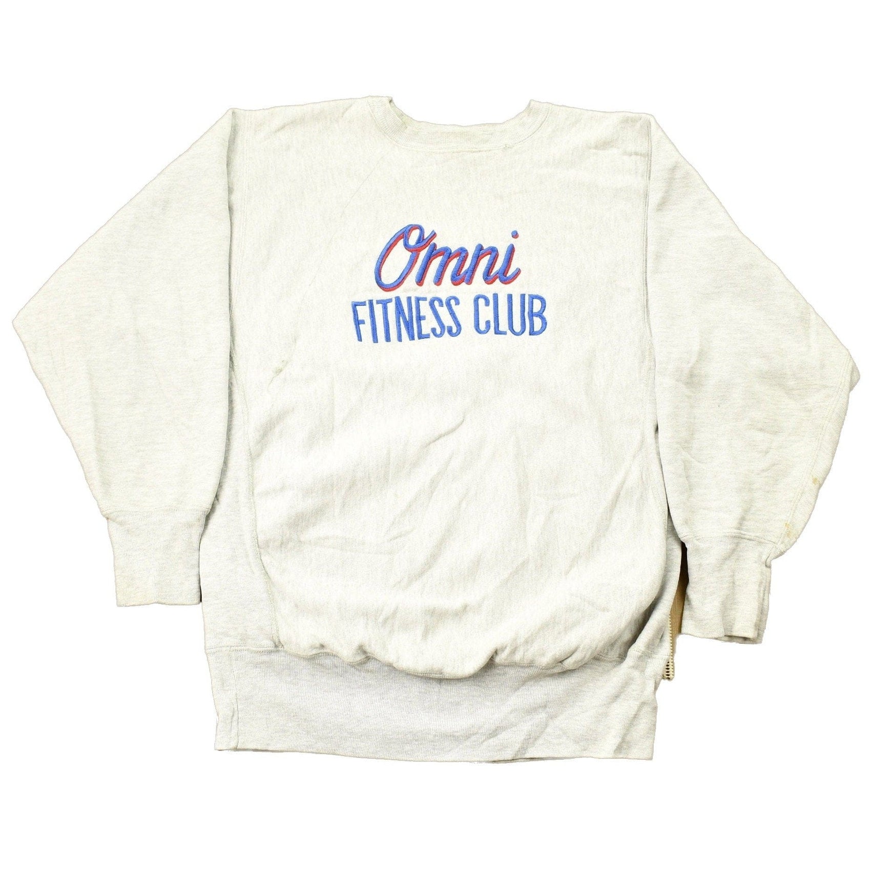Vintage 1990s Omni Fitness Club Champion Reverse Weave Crewneck Sweatshirt Men's Large