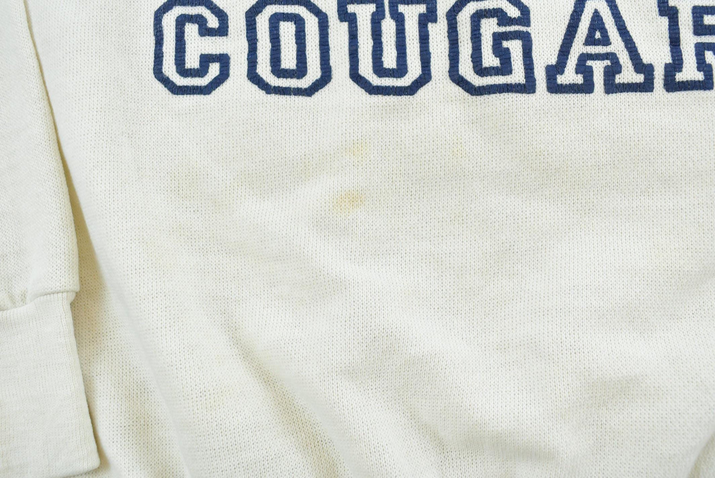 Vintage 1980s Zumbrota-Mazeepa Public School Cougars Crewneck Sweatshirt Youth S