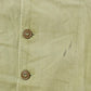 Vintage 1940s Military HBT Olive Drab Button Up Shirt Men's Medium