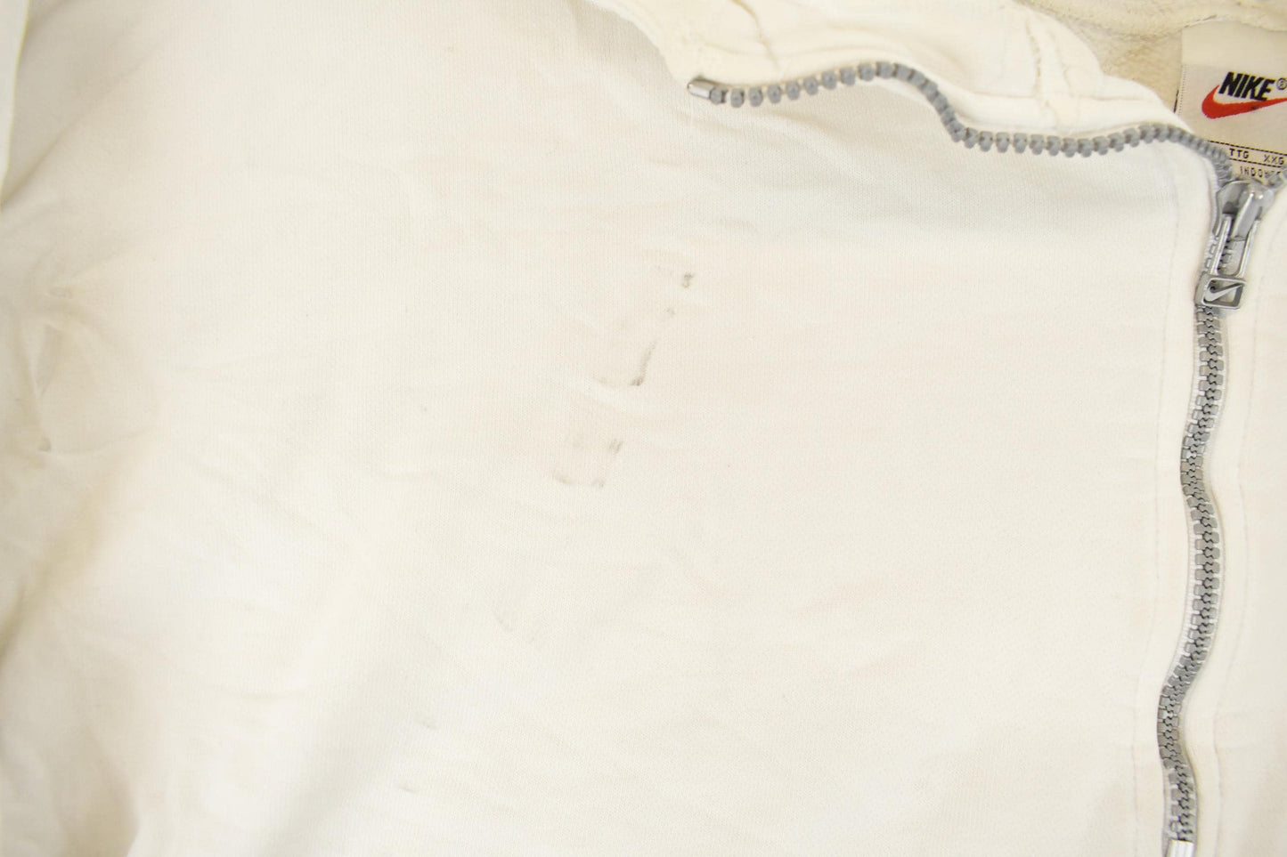 Vintage 1990s Nike Mini Swoosh Quarter Zip Hoodie Men's 2XL