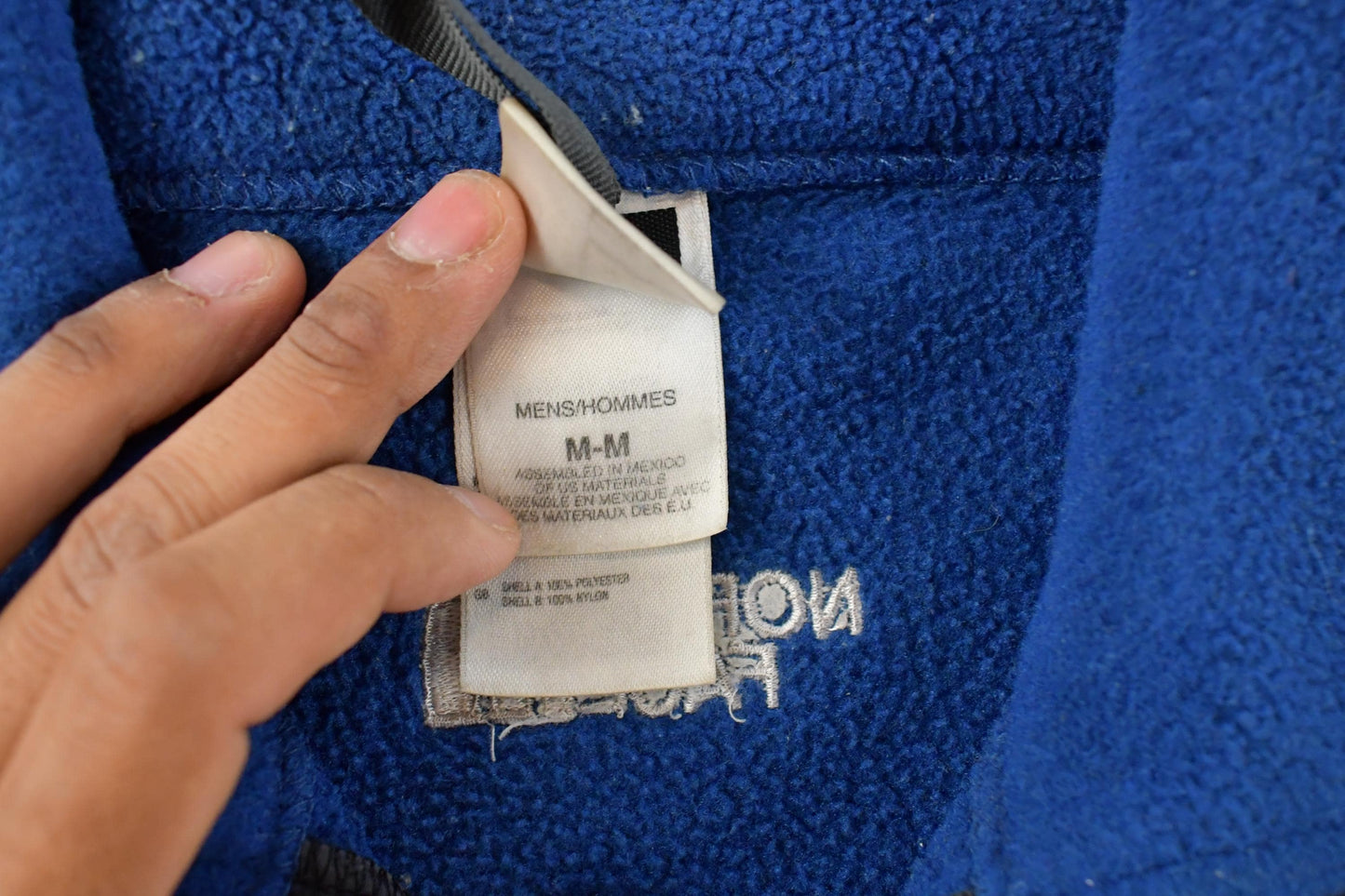 Vintage 1990s The North Face Fleece Full Zip Sweater Men's Medium