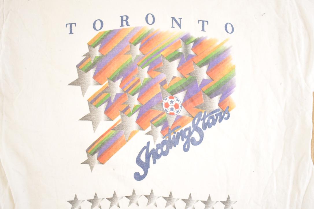 Vintage 1990's Toronto Shootings Stars Souvenir Soccer T-Shirt Mens M