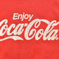 Vintage 1990s Coca Cola Art Graphic Raglan Crewneck Sweatshirt Men's M