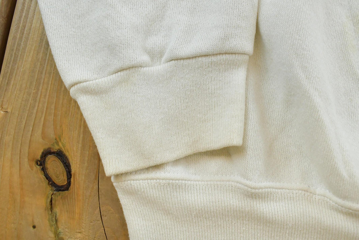 Vintage 1980s Tultex Born In The USA A Long Time Ago Souvenir Raglan Crewneck Sweatshirt Men's M / Made in USA / 80s Streetwear