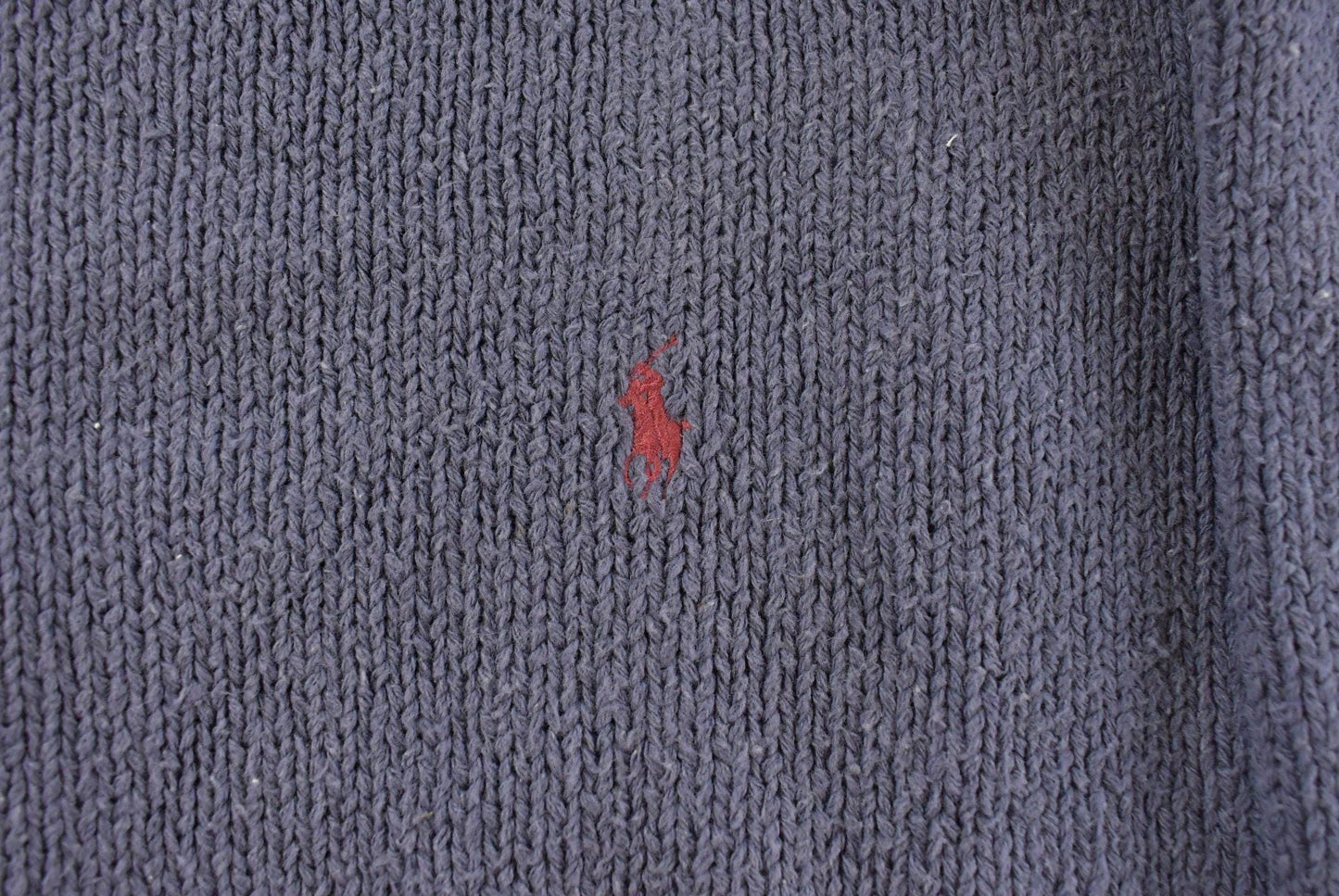 Vintage 1990s Polo By Ralph Lauren Chunky Knit Crewneck Sweater Mens S