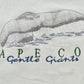 Vintage 1990s Cape Cod Gentle Giants Embroidered Whales Souvenir Crewneck Sweatshirt Men's XL