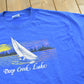 Vintage 1990s Deep Creek Lake Sailboat T-Shirt Mens XL