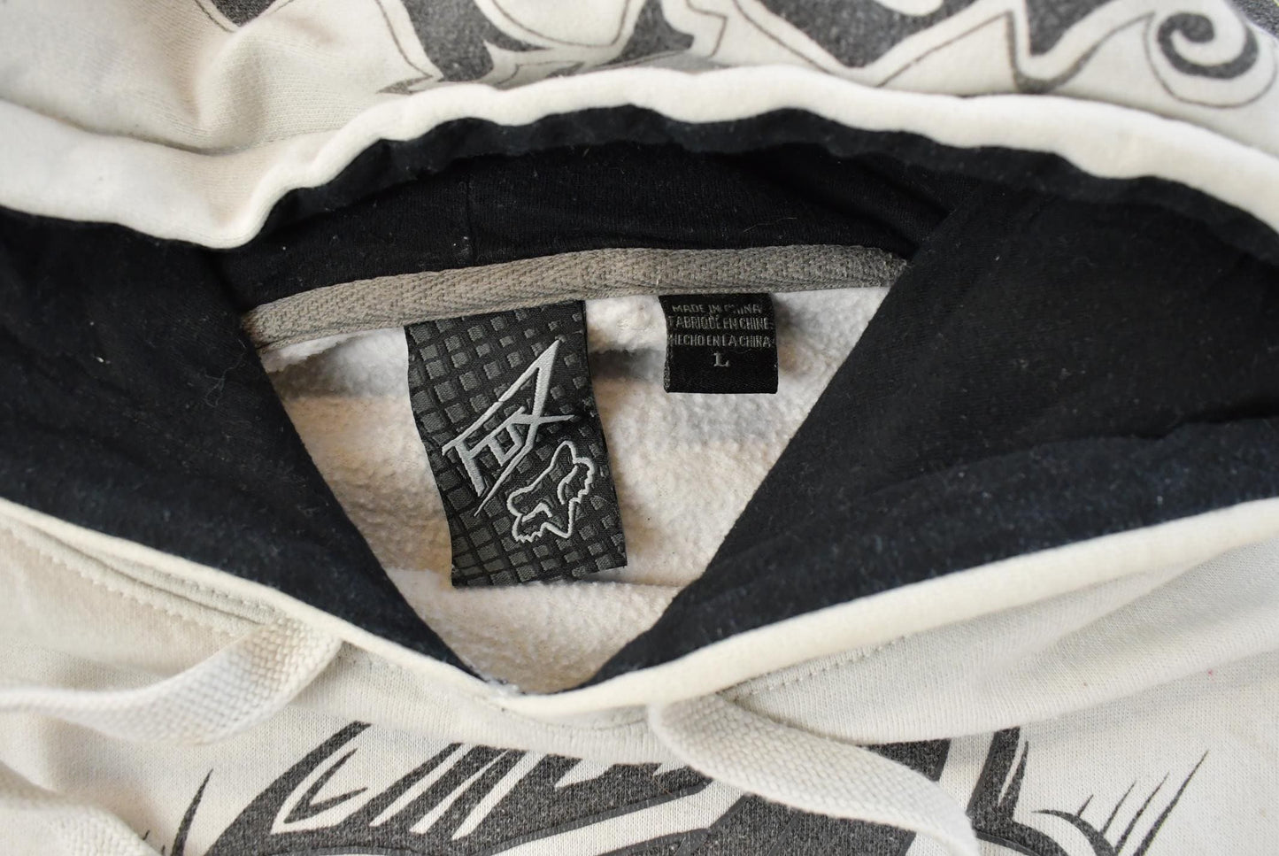 Vintage 2000s Fox Racing Hoodie Sweatshirt Men's Large
