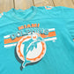 Vintage 1995 Miami Dolphins NFL Football T-Shirt Mens M