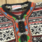 Vintage 1990s Norwear Wool Knit Abstract Pattern Sweater Men's L