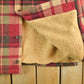 Vintage 1990s Abercrombie & Fitch Sherpa Lined Flannel Jacket Men's Large