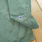 Vintage 2000s Champion Blank Green Full Zip Hoodie Sweatshirt Men's S
