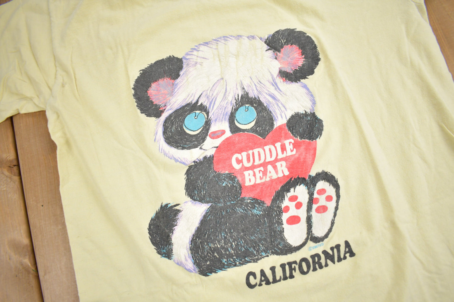 Vintage 1980s California Cuddle Bear Graphic T Shirt Men's Medium