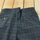 Vintage 1980s Plaid Wool Trousers Men's 36 x 29