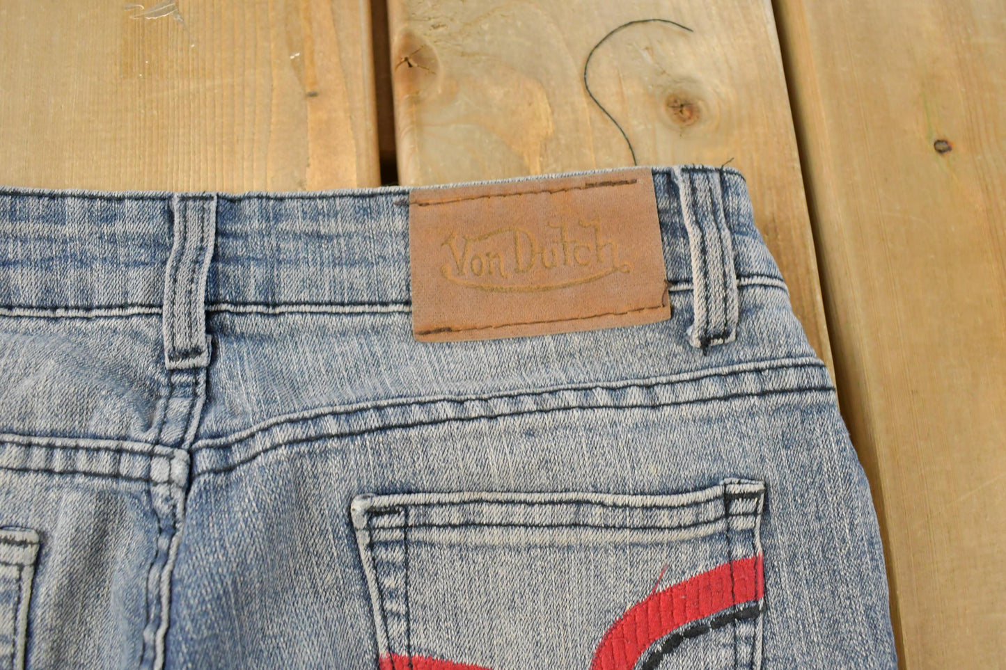 Vintage Y2K Von Dutch Denim Jeans Youth 28 x 28