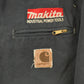 Vintage 1990s Carhartt Blanket Lined Detroit Jacket Men's M