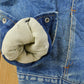 Vintage 1980s Wrangler Western Wear Blanket Lined Denim Jean Jacket Men's XL