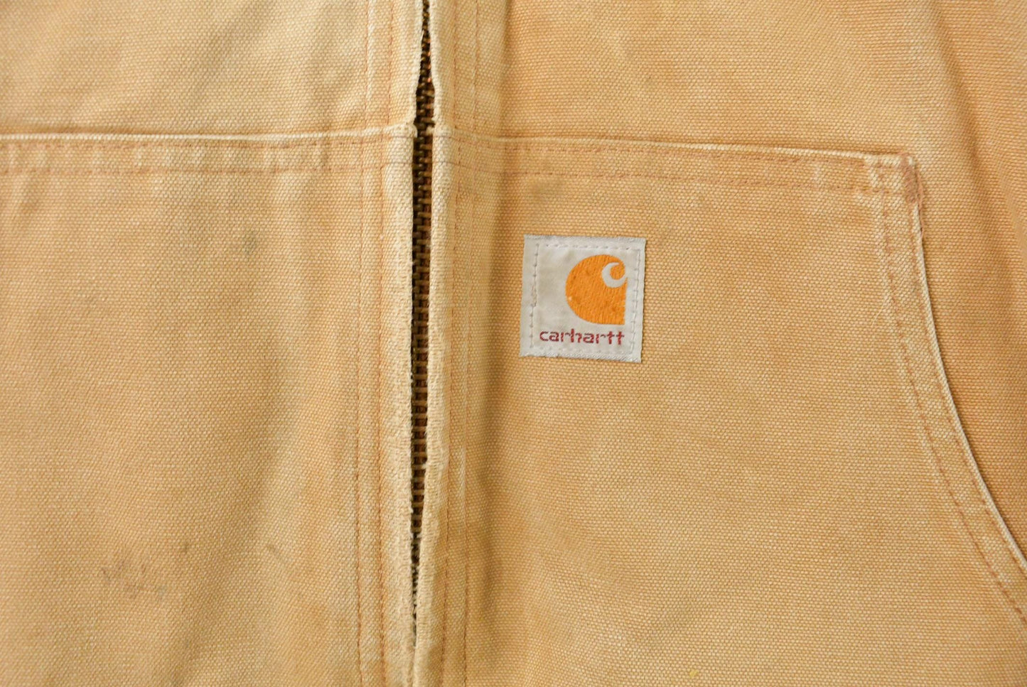 Vintage 1990s Carhartt Canvas Hooded Jacket Men's Large