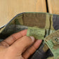 Vintage 2000s Starched Army Military Woodland Camo Cargo Pants Men's S