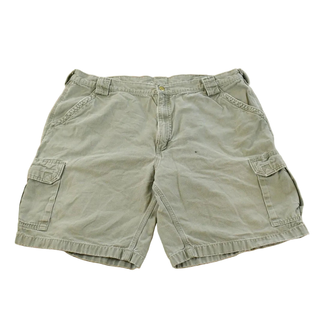Vintage 1990s Carhartt Distressed Cargo Canvas Shorts Men's 42