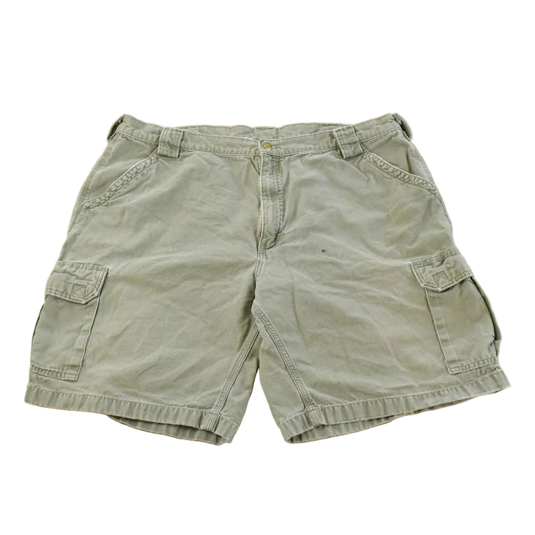 Vintage 1990s Carhartt Distressed Cargo Canvas Shorts Men's 42