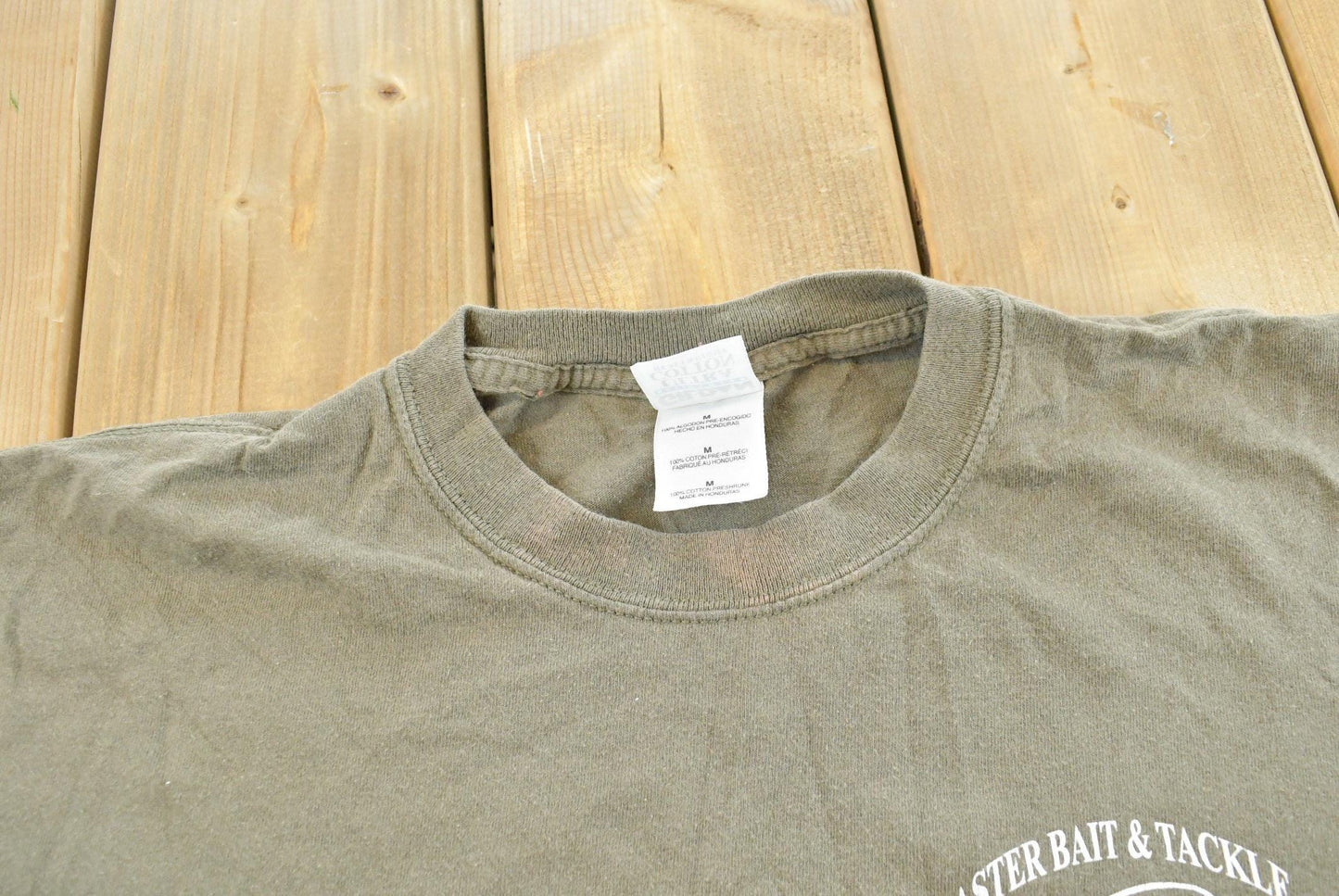 Vintage 2000s Master Bait Tackle Bonita Beach Florida Souvenir Travel T-Shirt Men's XL Men's Medium