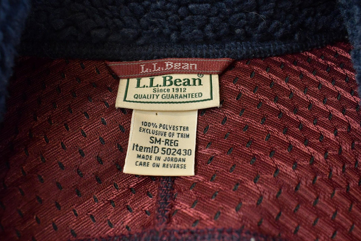 Vintage Y2K LL Bean Deep Pile Full Zip Fleece Outdoorsman Vest Jacket Men's Men's Small