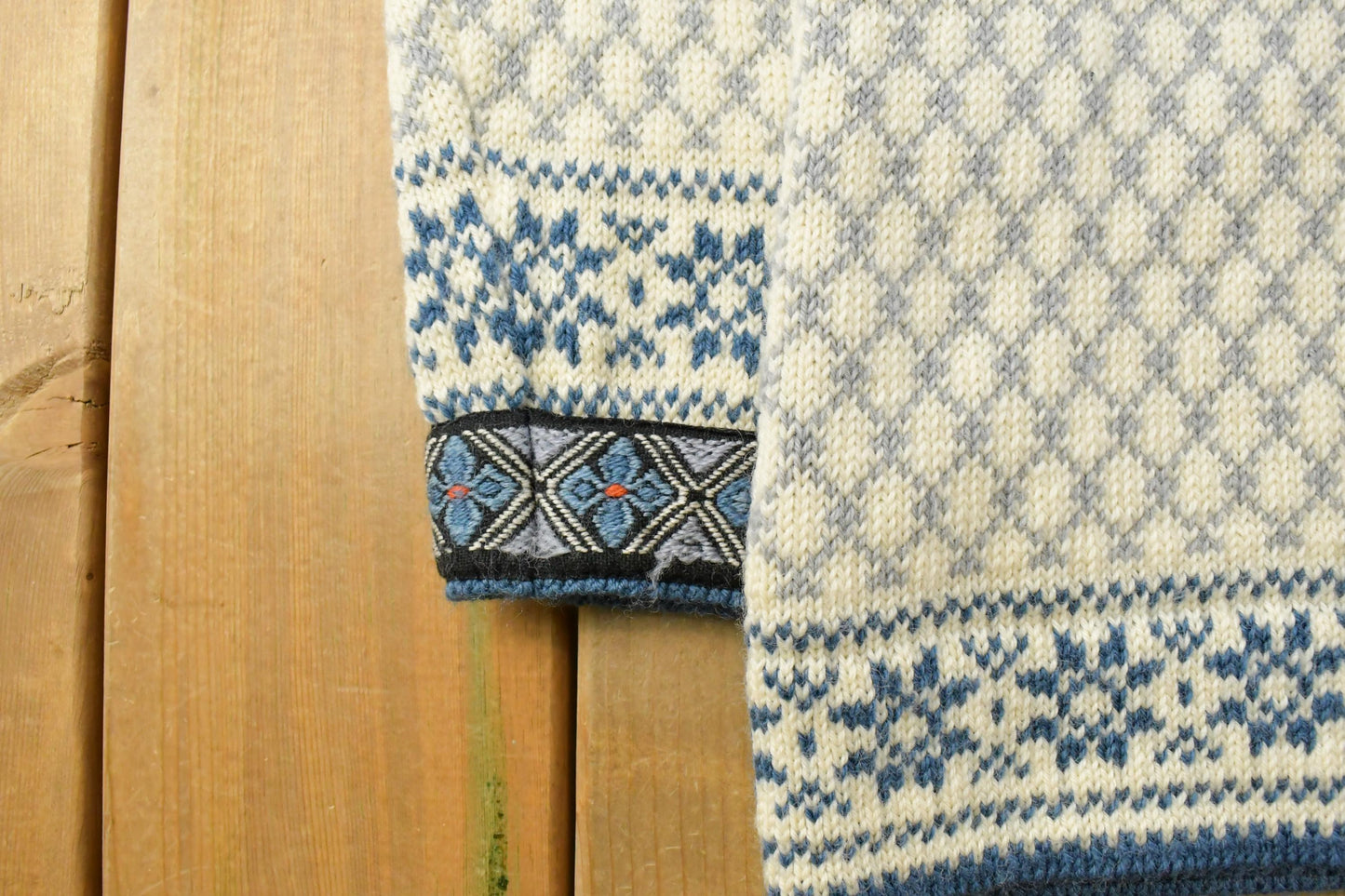 Vintage 1990s Dale Of Norway Wool Knit Cardigan Sweater Women's XL