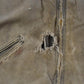 Vintage 1990s Thrashed Carhartt Distressed Canvas Hooded Jacket Men's L Tall