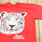 Vintage 1990s Busch Gardens White Tiger Single Stitch Sleep T-Shirt Mens Men's Large