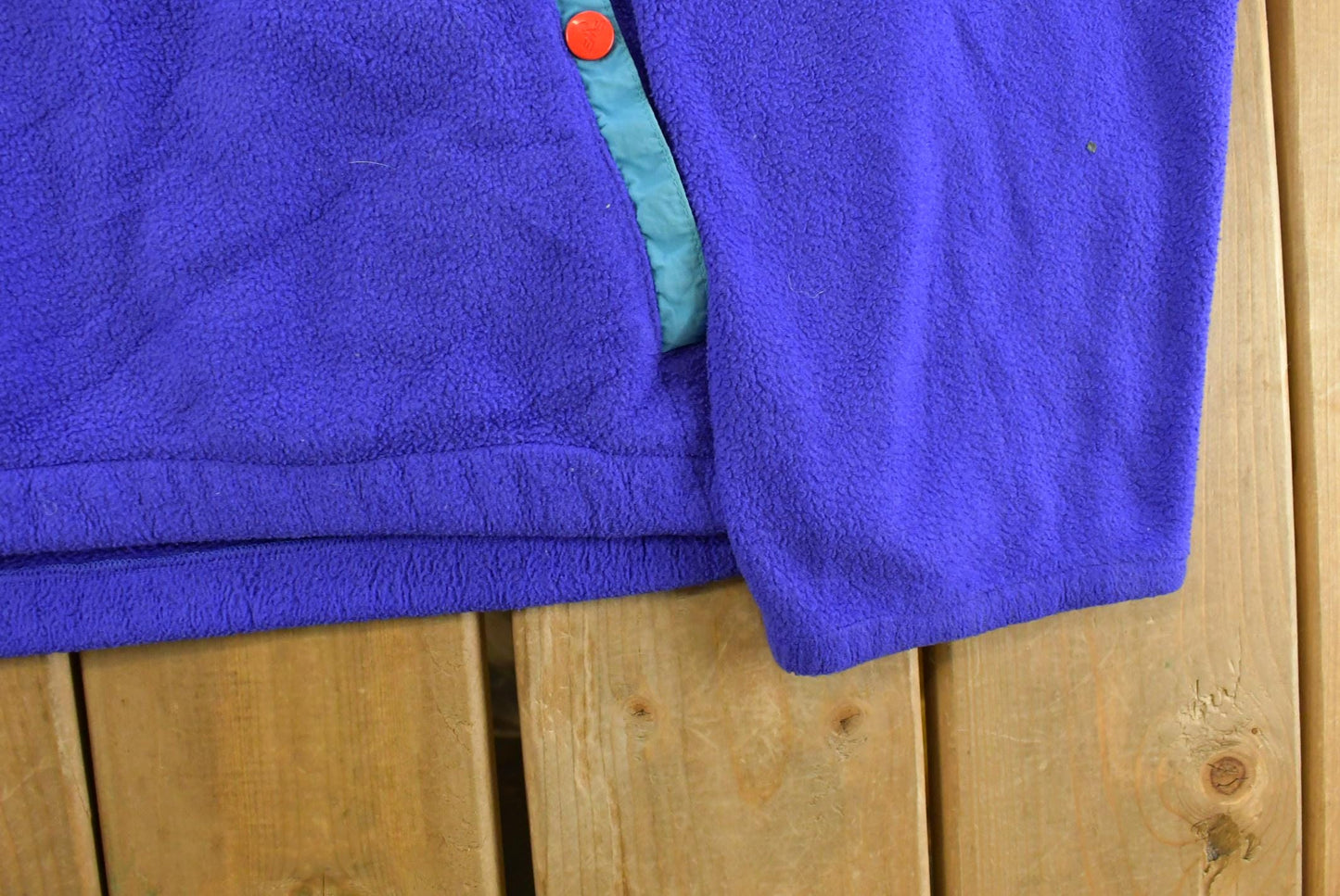 Vintage 1980s Eastern Mountain Sports EMS T Snap Fleece Sweater Men's XL
